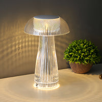 Jellyfish Acrylic Table Lamp — Cordless Colour-Changing LED