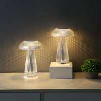 Jellyfish Acrylic Table Lamp — Cordless Colour-Changing LED