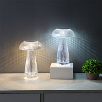 Jellyfish Acrylic Table Lamp — Cordless Colour-Changing LED
