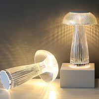 Jellyfish Acrylic Table Lamp — Cordless Colour-Changing LED