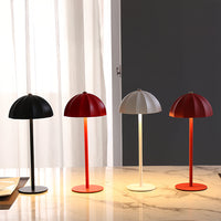 Mushroom Iron Table Lamp — Cordless 34 cm, Dimmable 3000-6000K