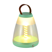 Portable Table Lamp — Cordless Spiral LED, USB Rechargeable