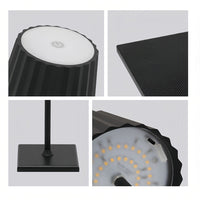 Buffet Cordless Table Lamp — Aluminium Touch Dimming Rechargeable