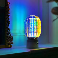 Aurora Acrylic Table Lamp - Rechargeable Colour-Changing LED