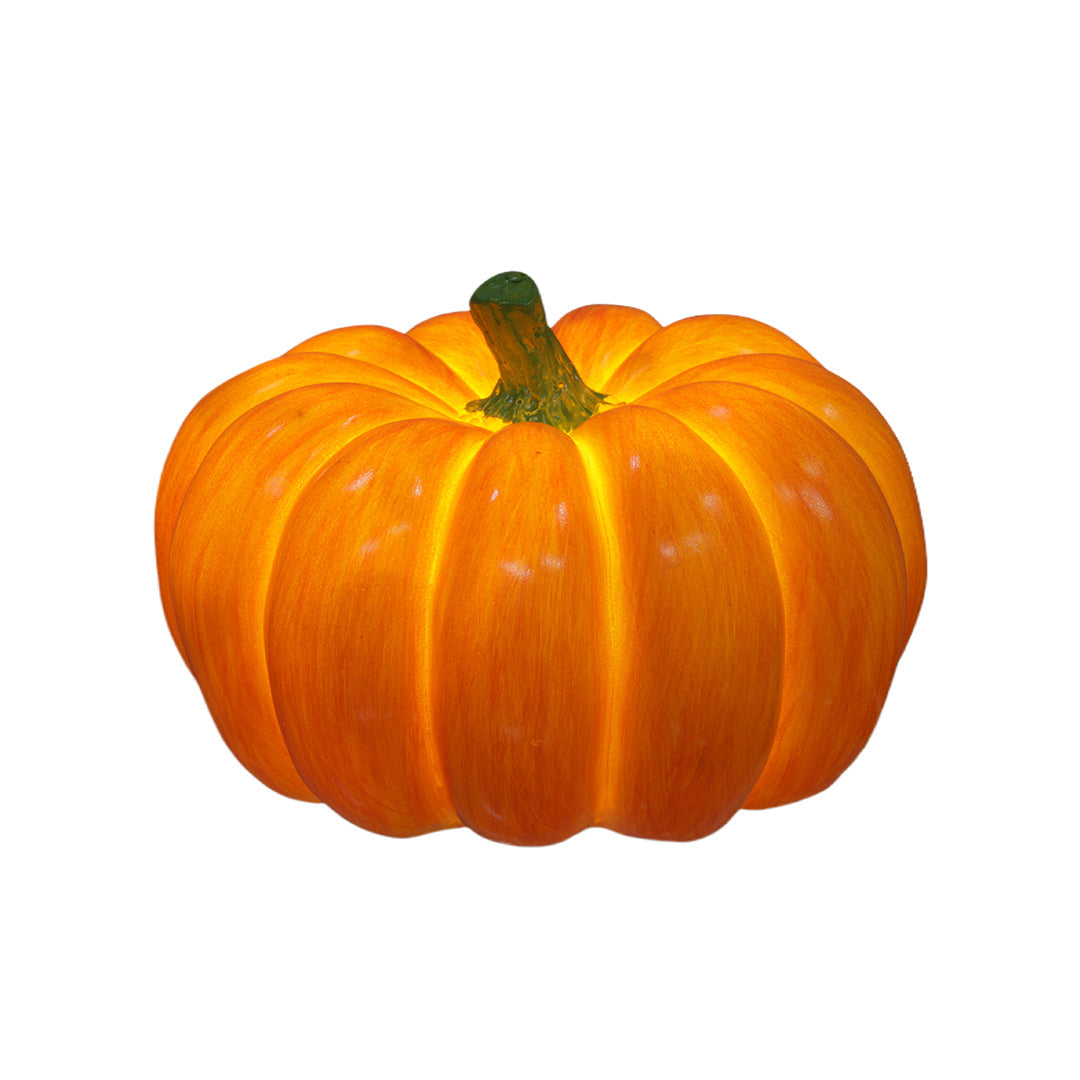 Halloween Pumpkin Lantern — Weatherproof Resin LED Light