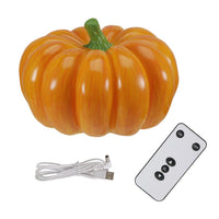 Halloween Pumpkin Lantern — Weatherproof Resin LED Light