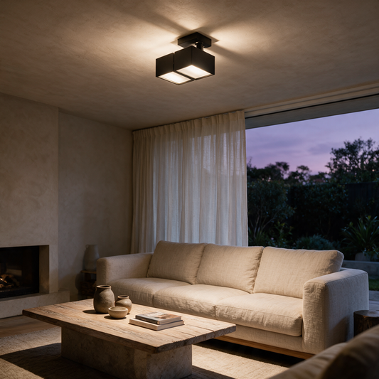 SkylineGlow rotatable linear LED ceiling and wall light — view 2