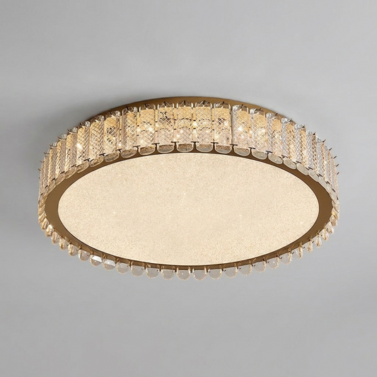 Luminara Crystal LED Flush Mount Ceiling Light — clean hero