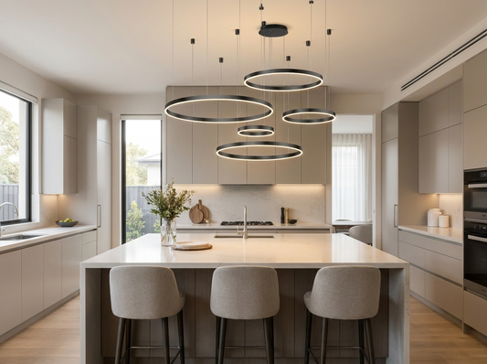 Luminara Sleek LED Kitchen Pendant — lifestyle