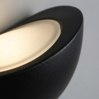 Luminara Modern Minimalist Outdoor Wall Sconce — close-up detail