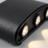 LumiGuard Waterproof Outdoor Wall Sconce — close-up detail