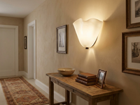 AquaShell Vintage Glass Wall Sconce — in-use