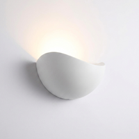Luminara Modern Minimalist Outdoor Wall Sconce — White finish