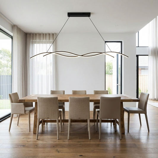 Luminara | Sleek Adjustable Dimmable LED Pendant Light for Modern Spaces — Lifestyle