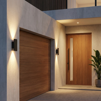 NordicGlow | Modern Minimalist Outdoor Wall Light with 18W LED — In use