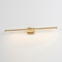 Luminara | Modern Sleek Metal Wall Sconce Lighting Fixture — Hero (Gold)