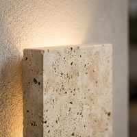 AdiraStone | Elegant Dimmable LED Outdoor Wall Lantern Light — Close-up detail