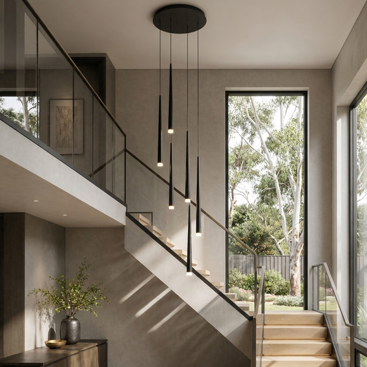 NordicGlow | Modern Dimmable LED Ceiling Light Fixture for Versatile Ambiance — Lifestyle