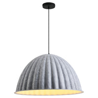 Felt Pumpkin Pendant Light - Acoustic PET Dome 35-77cm