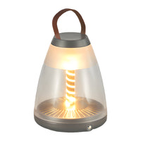 Portable Table Lamp — Cordless Spiral LED, USB Rechargeable