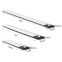Motion Sensor Under Cabinet Light - Rechargeable LED Strip Bar