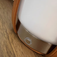Bottle Glass Table Lamp — Cordless Rechargeable Mid-Century LED