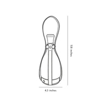 Bottle Glass Table Lamp — Cordless Rechargeable Mid-Century LED