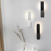 Backlit LED Wall Light - Minimalist Aluminium Sconce