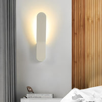Backlit LED Wall Light - Minimalist Aluminium Sconce