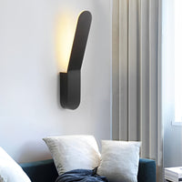 Backlit LED Wall Light - Minimalist Aluminium Sconce