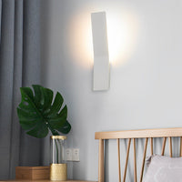 Backlit LED Wall Light - Minimalist Aluminium Sconce