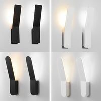 Backlit LED Wall Light - Minimalist Aluminium Sconce