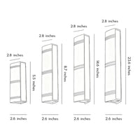 Linear Up Down Wall Light — IP65 Outdoor LED, Four Sizes