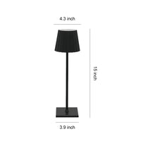 Buffet Cordless Table Lamp — Aluminium Touch Dimming Rechargeable