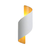 Outdoor Wall Light Spiral Up Down LED Aluminium Sconce