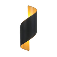 Outdoor Wall Light Spiral Up Down LED Aluminium Sconce