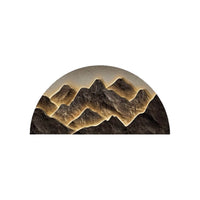 Mountain LED Wall Art Panel — Rechargeable USB Landscape Light