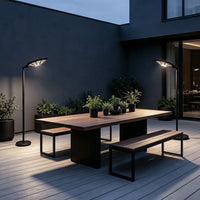 Solar Motion Sensor Outdoor Lamp — Floor or Wall Mount, IP54