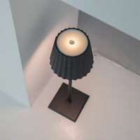 Buffet Cordless Table Lamp — Aluminium Touch Dimming Rechargeable