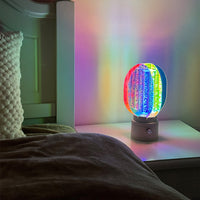 Aurora Acrylic Table Lamp - Rechargeable Colour-Changing LED