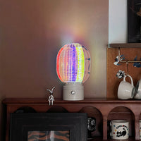 Aurora Acrylic Table Lamp - Rechargeable Colour-Changing LED