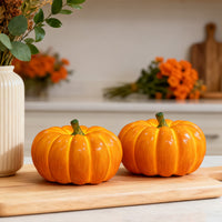 Halloween Pumpkin Lantern — Weatherproof Resin LED Light