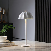 Mushroom Iron Table Lamp — Cordless 34 cm, Dimmable 3000-6000K