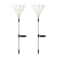 Starburst Solar Garden Lights — 200 LED Firework Stake