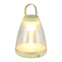 Portable Table Lamp — Cordless Spiral LED, USB Rechargeable