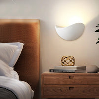 Geometric Frosted Glass Wall Sconce — Minimalist LED Accent Light