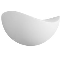 Geometric Frosted Glass Wall Sconce — Minimalist LED Accent Light