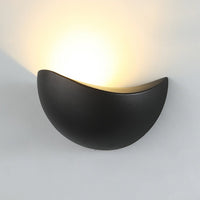 Geometric Frosted Glass Wall Sconce — Minimalist LED Accent Light