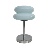Burger Glass Table Lamp — USB Rechargeable, Warm White 3000K