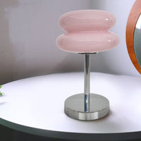 Burger Glass Table Lamp — USB Rechargeable, Warm White 3000K